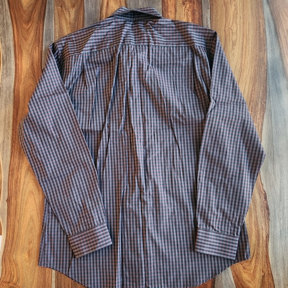 Long Sleeve Button Down Apt. 9 Men's Shirt Plaid Business Casual GUC - Picture 4 of 4